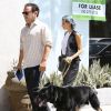 Nicole Richie (fille de Lionel) et sa fille Harlow promènent leur chien Iro à West Hollywood, le 13 août 2014.
