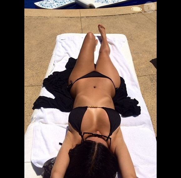 Kim Kardashian en mode selfie, le 18 juillet 2014 sur Instagram.