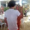 Exclusif - L'acteur Orlando Bloom, en vacances à Ibiza avec la jolie Lykke Glommen. Le 6 août 2014.
