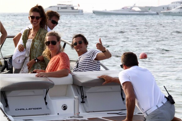 Orlando Bloom en vacances à Ibiza, le 1er août 2014.