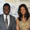 Pelé et sa fiancée Marcia Cibele Aoki à Monaco le 17 Avril 2012.