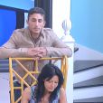 Nathalie et Vivian - Episode de "Secret Story 8" sur TF1. Jeudi 14 août 2014. 