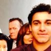 Elyes Gabel, Katharine McPhee et le reste du casting de la série Scorpion, le 4 avril 2014.