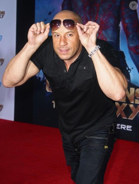 Vin Diesel - Première du film "Guardians Of The Galaxy" à Hollywood le 21 juillet 2014.