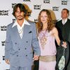 Johnny Depp et, Vanessa Paradis à Genève en Suisse, le 5 avril 2006. 