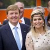 Le roi Willem-Alexander et la reine Maxima des Pays-Bas en visite au musée national de Poznan en Pologne le 25 juin 2014.