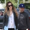 Pete Wentz, son fils Bronx et sa petite amie Meagan Camper vont faire du shopping à West Hollywood, le 24 mars 2014. 
