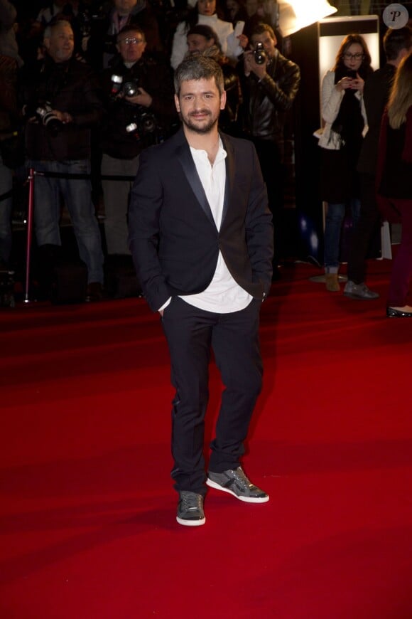 Le chanteur Grégoire lors de la 15e édition des NRJ Music Awards à Cannes. Le 14 décembre 2013.