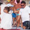Ronaldo et sa fiancée Paula Morais sur l'île de Formentera, le 21 août 2014