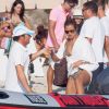 Ronaldo et sa fiancée Paula Morais sur l'île de Formentera, le 21 août 2014
