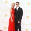 Claire Danes et son mari Hugh Dancy assistent à la 66ème édition des Emmy Awards au Nokia Theatre. Los Angeles, le 25 août 2014.