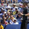 Andy Murray lors de son premier tour de l'US Open à l'USTA Billie Jean King National Tennis Center de New York le 26 août 2014