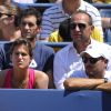 Amélie Mauresmo lors du match d'Andy Murray au premier tour de l'US Open à l'USTA Billie Jean King National Tennis Center de New York le 26 août 2014