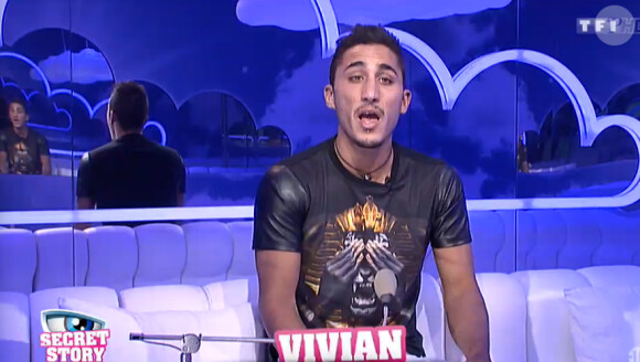 Vivian dans "Secret Story 8", quotidienne du jeudi 28 août 2014 sur TF1.