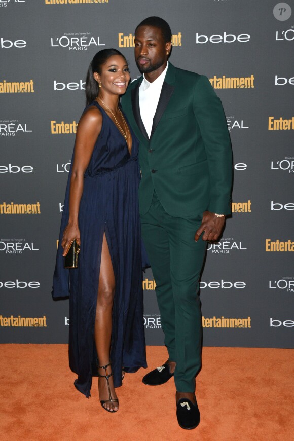 Gabrielle Union et Dwayne Wade lors de la soirée Pre-Emmy d' Entertainment Weekly à Los Angeles, le 21 septembre 2013