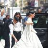 Michelle Harper et Jenny Shimizu à New York, le 22 août 2014. Se pourrait-il que leur mariage est déjà été célébré ?