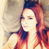Lindsay Lohan en mode selfie, le 10 août 2014