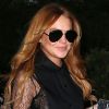 Lindsay Lohan arrive au Bowery Hotel à New York, le 20 août 2014.