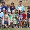 La famille royale de Danemark à Grasten le 25 juillet 2013 lors de la séance photo d'été.