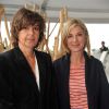 Laurence Katrian et Michèle Laroque - Déjeuner sur la plage du Majestic organisé par AlloCiné, Purepeople et le groupe Barrière avec des acteurs et des réalisateurs du monde du cinéma à l'occasion du 67e festival du film de Cannes le 15 mai 2014.