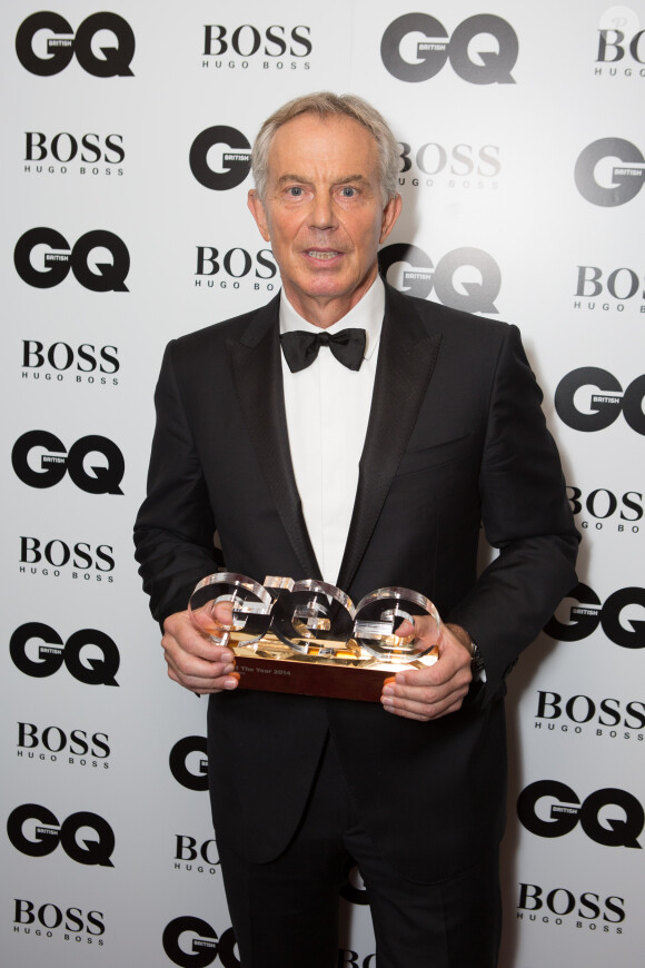 Tony Blair lors de la soirée "GQ Men of the Year Awards 2014" à Londres, le 2 septembre 2014.