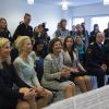 La reine Silvia de Suède assiste à l'ouverture du centre Barnahus d'aide à l'enfance à Stockholm, le 27 août 2014.