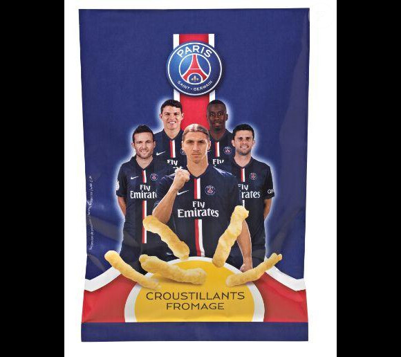 Zlatan Ibrahimovic et les hommes du PSG sur des paquets de biscuits salés