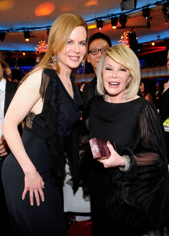 Nicole Kidman et Joan Rivers lors des 16e Annual Critics' Choice Movie Awards au Hollywood Palladium le 14 janvier 2011 à Hollywood