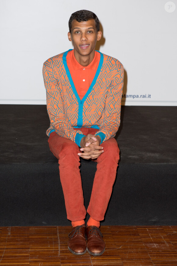 Le chanteur Stromae à San Remo le 22 février 2014.