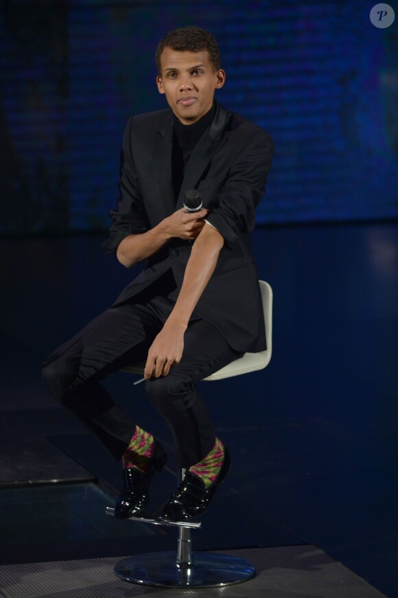 Stromae à Milan en Italie le 19 février 2014.