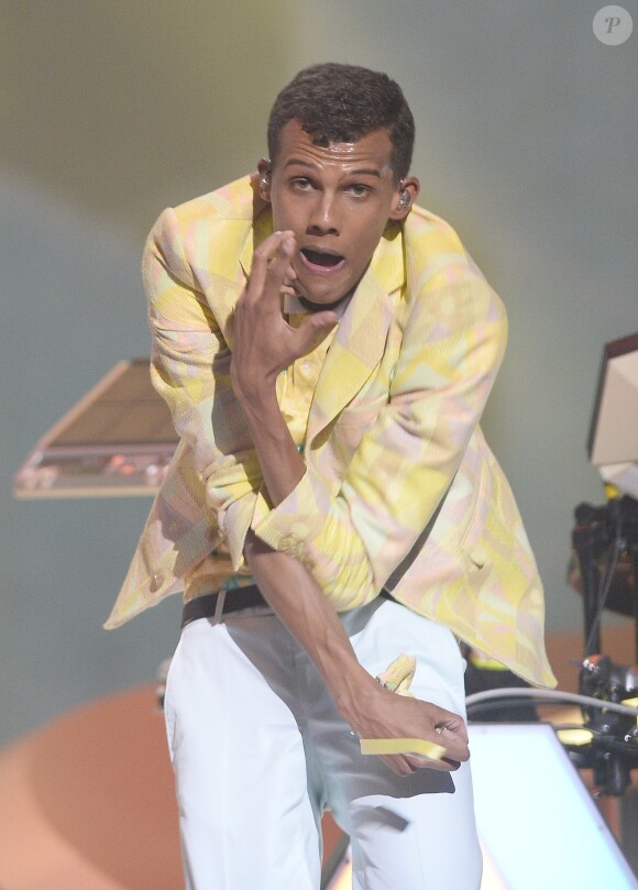 Stromae aux Victoires de la Musique à Paris, le 14 février 2014.