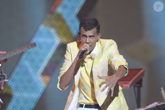 Stromae aux Victoires de la Musique à Paris, le 14 février 2014.
