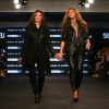 Beyonce Knowles and her mother Tina take the applause following their House of Dereon Catwalk Show at Selfridges, London, UK, shown as part of London Fashion Week, Saturday September 17, 2011. Photo by Gareth Fuller/PA Wire/ABACAPRESS.COM18/09/2011 - London