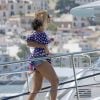 Beyoncé et sa fille Blue Ivy en vacances à Ibiza en Espagne, le 1er septembre 2013. 