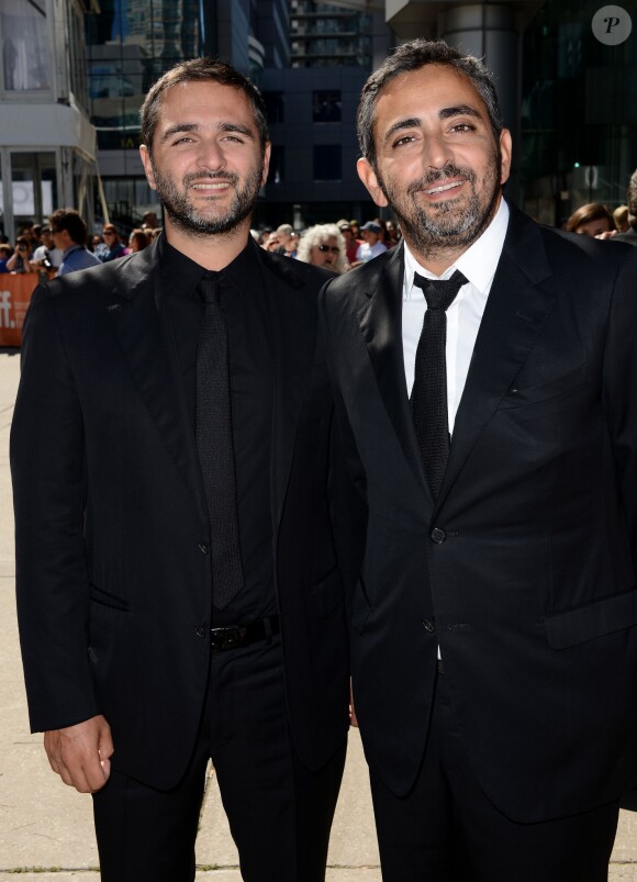 Olivier Nakache et Eric Tolédano lors de la présentation du film Samba au Festival du film de Toronto le 8 septembre 2014