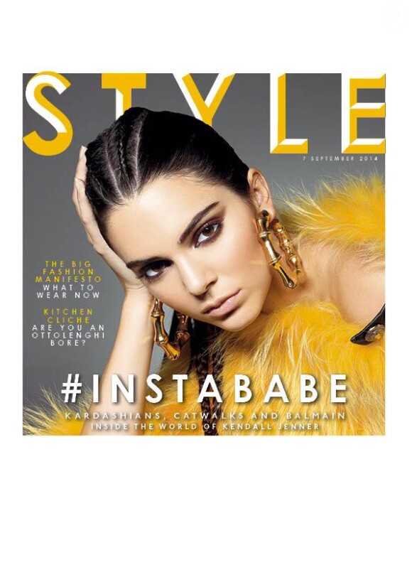 Kendall Jenner en couverture du magazine Sunday Times Style.