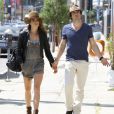  Ian Somerhalder et sa girlfriend Nikki Reed vont d&eacute;jeuner au restaurant avec des amis &agrave; West Hollywood, le 7 septembre 2014.  