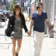  Ian Somerhalder et sa petite amie Nikki Reed vont d&eacute;jeuner au restaurant avec des amis &agrave; West Hollywood, le 7 septembre 2014.  