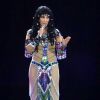 Cher en concert au MGM Grand Arena à Las Vegas, le 25 mai 2014, pour la tournée "Dressed to Kill tour".