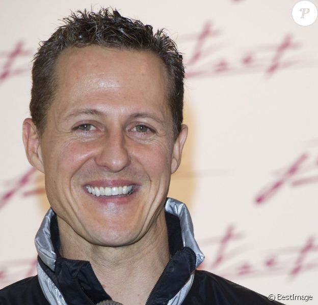 Michael Schumacher en conférence de presse à Munich en Allemagne, le 6 février 2012.