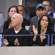  Bruce Willis et sa femme Emma Heming lors de la finale de l'US Open le 8 septembre 2014 &agrave; New York. 