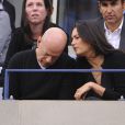  Bruce Willis et sa femme Emma Heming lors de la finale de l'US Open le 8 septembre 2014 &agrave; New York. 