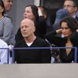  Bruce Willis et sa femme Emma Heming lors de la finale de l'US Open le 8 septembre 2014 &agrave; New York. 