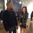  Kanye West et Kim Kardashian dans la boutique de la marque Zambesi &agrave; Melbourne. Le 9 septembre 2014. 
