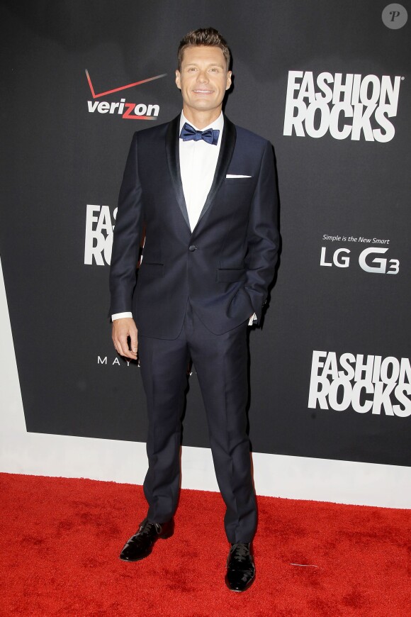 Ryan Seacrest assiste à la soirée-émission Fashion Rocks 2014 au Barclays Center. Brooklyn, New York, le 9 septembre 2014.