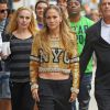 Jennifer Lopez lors d'un photoshoot à New York, le 8 septembre 2014. 