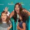 Roselyn Sanchez, accompagnée de sa fille Sebella, a participé au lancement de la campagne Celebrate Pampers BabyGotMoves au centre commercial The Grove à West Hollywood, Los Angeles, le 9 septembre 2014