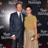 Colin Firth et sa femme Livia Giuggioli - Avant-première du film "Magic in the Moonlight" à l'UGC Ciné Cité Bercy à Paris, le 11 septembre 2014.