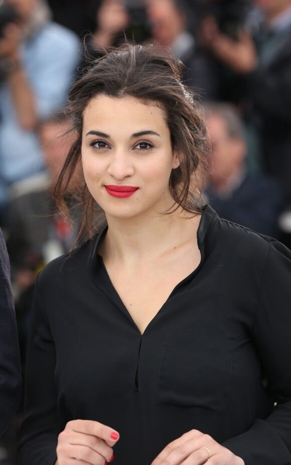 Camélia Jordana - Photocall du film "Bird People" au 67e Festival International du Film de Cannes, le 19 mai 2014.