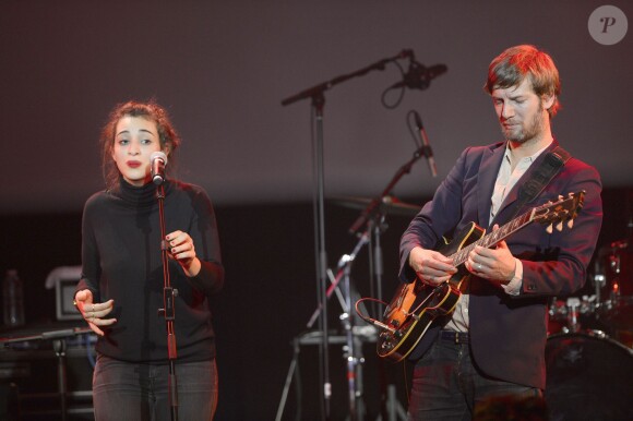 Camelia Jordana - Les 50 ans de France Inter à la Gaîté Lyrique à Paris, le 8 décembre 2013.